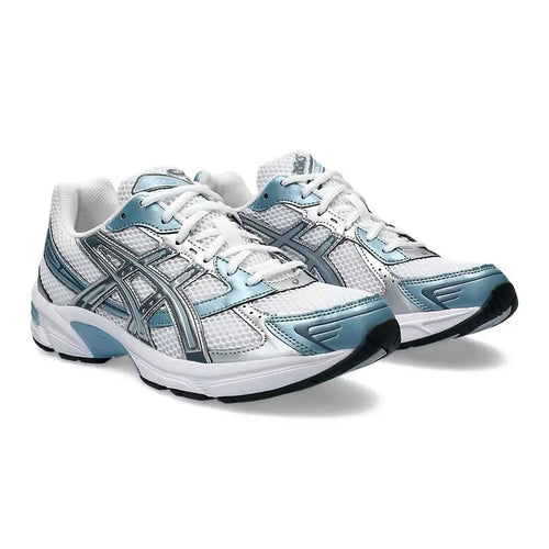 ASICS Gel-1130 Shark Skin pair front angled view showing honeycomb mesh upper